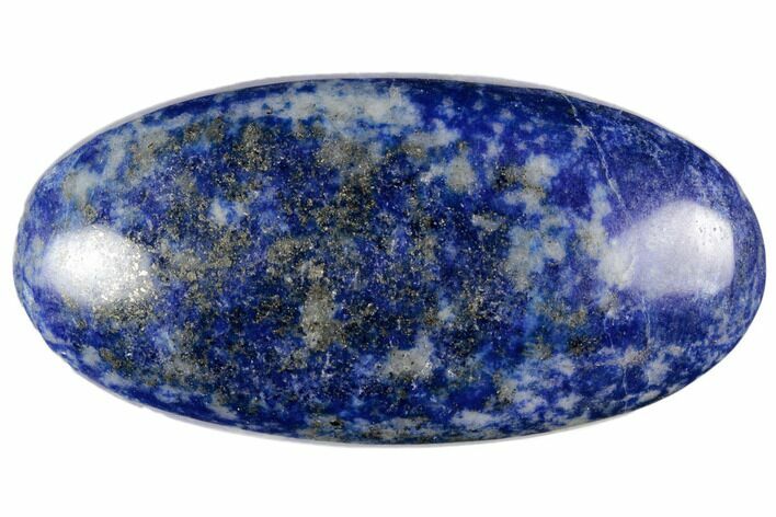 Polished Lapis Lazuli Palm Stone - Pakistan #187644